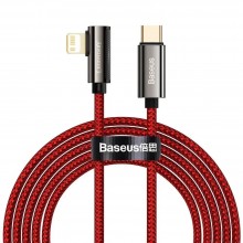 Кабель угловой Type-C to iP PD 20W Baseus Legend Series Elbow для IPhone 1m, красный (CACS000209) Кабель угловой Type-C to iP PD 20W Baseus Legend Series Elbow для IPhone 1m, красный (CACS000209)
