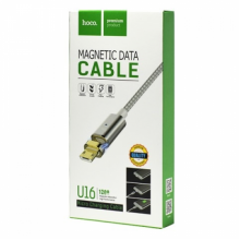 Кабель USB Hoco U16 Magnetic adsorption Lightning 1.2m Silver Кабель USB Hoco U16 Magnetic adsorption Lightning 1.2m Silver