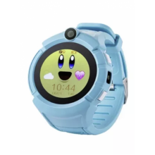 Детские цветные смарт-часы  с камерой и фонариком Smart Baby Watch Q610 GPS Blue
