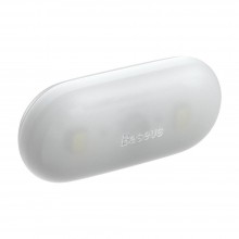 Мини-LED-плафон в автомобиль Baseus Capsule White для освещения зон салона автомобиля (2 шт.), матовый белый Мини-LED-плафон в автомобиль Baseus Capsule White для освещения зон салона автомобиля (2 шт.), матовый белый