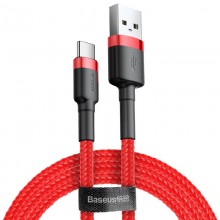 Кабель USB to Type-C Baseus Cafule 2A 2m 480Mbps Rapid Charge Data Cable Red Кабель USB to Type-C Baseus Cafule 2A 2m 480Mbps Rapid Charge Data Cable Red