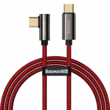 Кабель быстрой зарядки угловой «Type-C to Type-C» Baseus Legend Series Elbow 100W Fast Charge (20V/5A) 1m, красный (CACS000609) Кабель быстрой зарядки угловой «Type-C to Type-C» Baseus Legend Series Elbow 100W Fast Charge (20V/5A) 1m, красный (CACS000609)