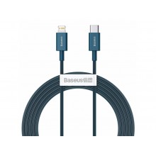Кабель быстрой зарядки «Type-C to Lightning» Baseus Superior Series PD 20W Fast Charge 2m, cиний (CATLYS-C03) Кабель быстрой зарядки «Type-C to Lightning» Baseus Superior Series PD 20W Fast Charge 2m, cиний (CATLYS-C03)