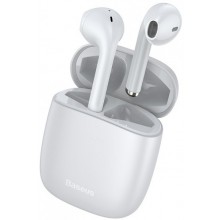 Беспроводные наушники Baseus Encok W04 (TWS Hi-Fi Bluetooth 5.0 IP54 Type-C), белые Беспроводные наушники Baseus Encok W04 (TWS Hi-Fi Bluetooth 5.0 IP54 Type-C), белые