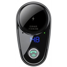 Автомобильный вольтметр + Зарядка 2-USB (3.4А) + Bluetooth FM MP3 – автокомплекс Baseus Locomotive Black Автомобильный вольтметр + Зарядка 2-USB (3.4А) + Bluetooth FM MP3 – автокомплекс Baseus Locomotive Black