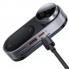 Портативный автомобильный MP3-плеер Baseus Solar (FM/AUX-out) c солнечной батареей и аккумулятором 700 mAh (Bluetooth 5.0 / U-disk / TF-card) Портативный автомобильный MP3-плеер Baseus Solar (FM/AUX-out) c солнечной батареей и аккумулятором 700 mAh (Bluetooth 5.0 / U-disk / TF-card)