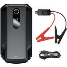 Автомобильное пусковое устройство (бустер) Baseus Super Energy Max Jump Starter 2000A с функцией павербанка 20000mAh, чёрный Автомобильное пусковое устройство (бустер) Baseus Super Energy Max Jump Starter 2000A с функцией павербанка 20000mAh, чёрный