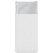 Внешний аккумулятор Baseus Bipow Digital Display 30000 mAh 15W 3А (2USB+Type-C), белый