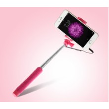Селфи-монопод Baseus View Selfie Pink выдвижной (13-70 см) с AUX-кабелем Селфи-монопод Baseus View Selfie Pink выдвижной (13-70 см) с AUX-кабелем