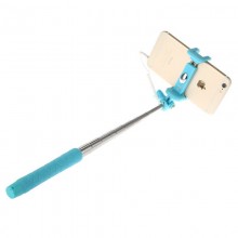 Селфи-монопод Baseus View Selfie Blue выдвижной (13-70 см) с AUX-кабелем Селфи-монопод Baseus View Selfie Blue выдвижной (13-70 см) с AUX-кабелем