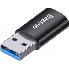 Адаптер USB-A 3.1 to Type-C Baseus Ingenuity Series Mini OTG, чёрный Адаптер USB-A 3.1 to Type-C Baseus Ingenuity Series Mini OTG, чёрный