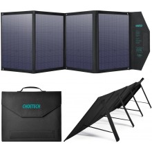 Портативное зарядное устройство солнечная панель Choetech 80W (выходы Type-C 30W PD + USB 18W QC3.0 + USB 2.4A + DC 4.44A) складная с влагозащитой Портативное зарядное устройство солнечная панель Choetech 80W (выходы Type-C 30W PD + USB 18W QC3.0 + USB 2.4A + DC 4.44A) складная с влагозащитой
