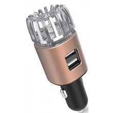 Ионизатор-Очиститель воздуха автомобильный + Зарядное устройство на 2 USB-порта Ion Dobra USB Copper (ID-6291C) Ионизатор-Очиститель воздуха автомобильный + Зарядное устройство на 2 USB-порта Ion Dobra USB Copper (ID-6291C)