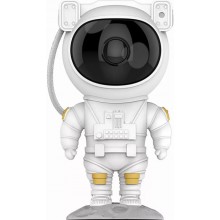 Ночник с аккумулятором Astronaut Лазерный проектор звездного неба 5W 1500mAh 11 режимов с пультом, белый Ночник с аккумулятором Astronaut Лазерный проектор звездного неба 5W 1500mAh 11 режимов с пультом, белый