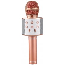Беспроводной караоке-микрофон детский со встроенной колонкой Handheld KTV Bluetooth-Microphone Rose Gold, розовое золото (WS-858RG) Беспроводной караоке-микрофон детский со встроенной колонкой Handheld KTV Bluetooth-Microphone Rose Gold, розовое золото (WS-858RG)