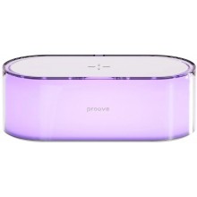 Ночник с аккумулятором Proove Multicolor Glow 5W 3500K+RGB 1200mAh USB 5V с беспроводной зарядкой 15W White Ночник с аккумулятором Proove Multicolor Glow 5W 3500K+RGB 1200mAh USB 5V с беспроводной зарядкой 15W White
